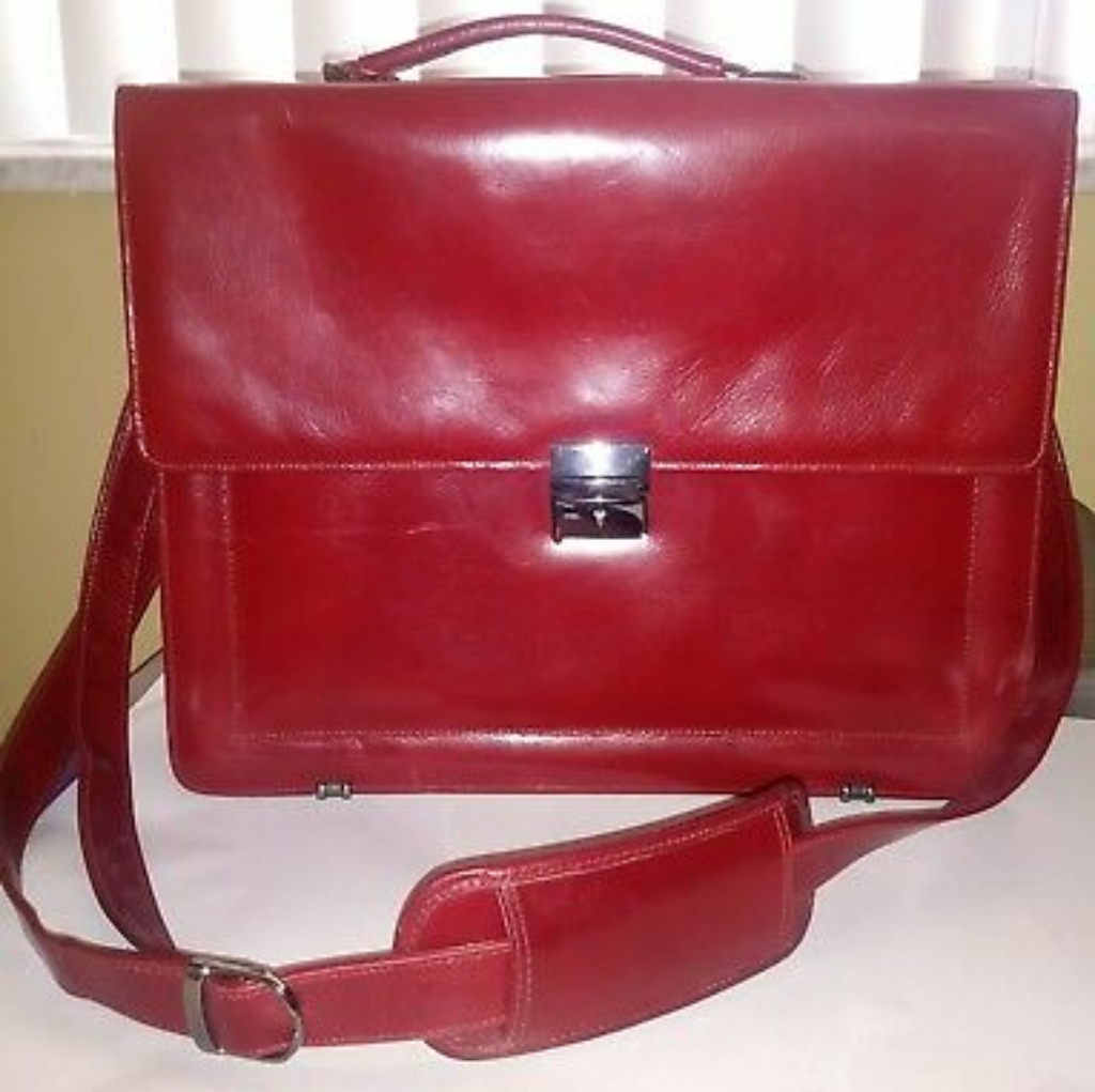 Scully Italian Leather Computer Briefcase -737a